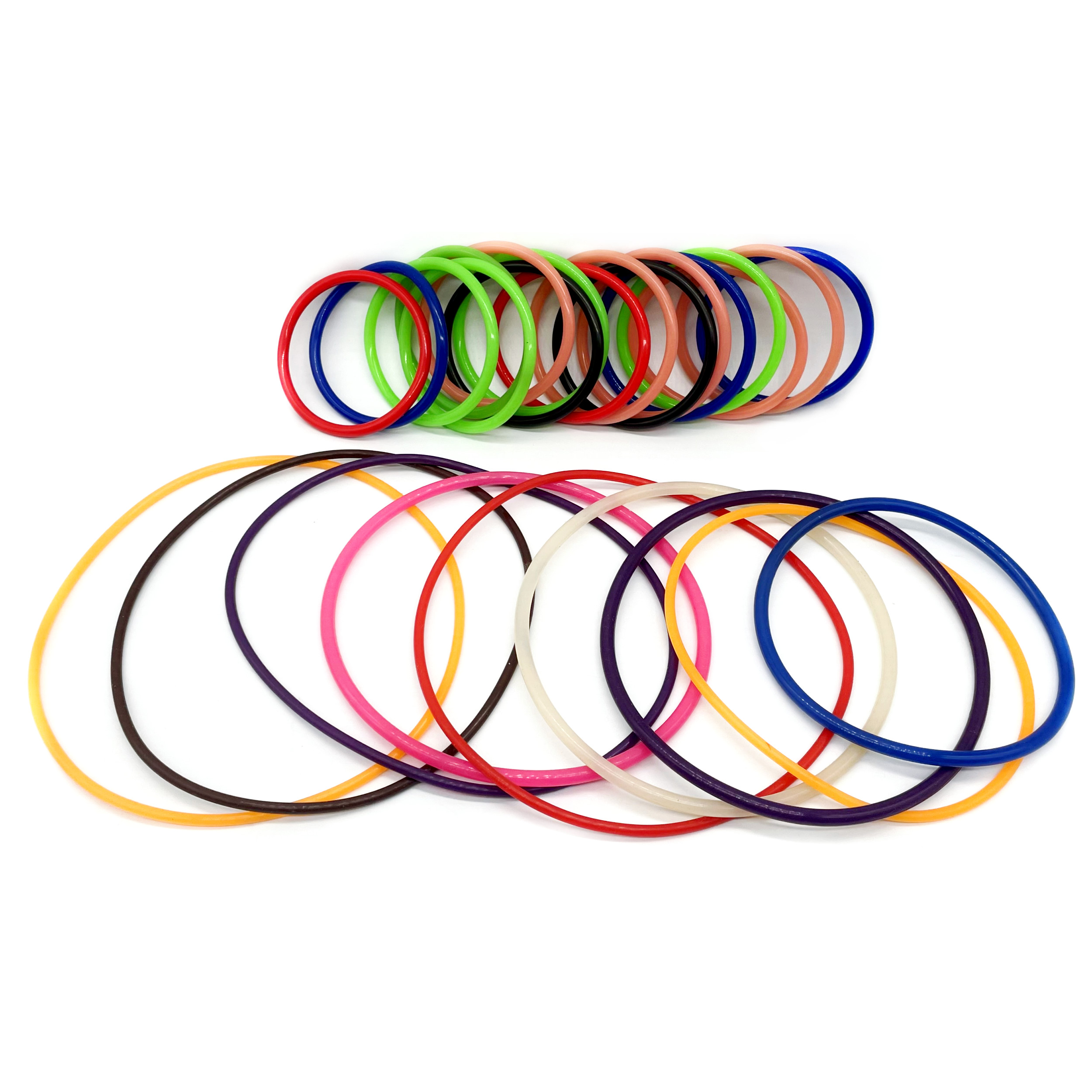 Food Grade Flexible 40-70 Shore A Silicone Rubber O Ring For Seal