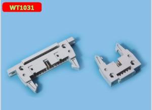 WT1031 2.54 Mm Pitch Header Socket Line IDC Shrouded Header Connector