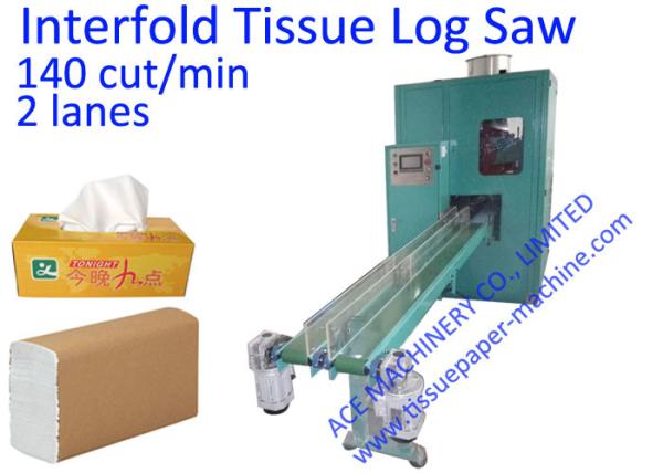 Quality 140 Cut / Min V Fold Paper Towel Making Machine for sale