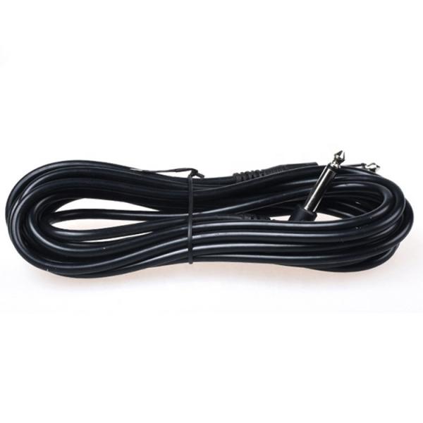 1M 3M 5M Durable 90 Degree Angle to Straight 6.35mm 1/4 TS Jack Instrument Patch Guitar Cable
