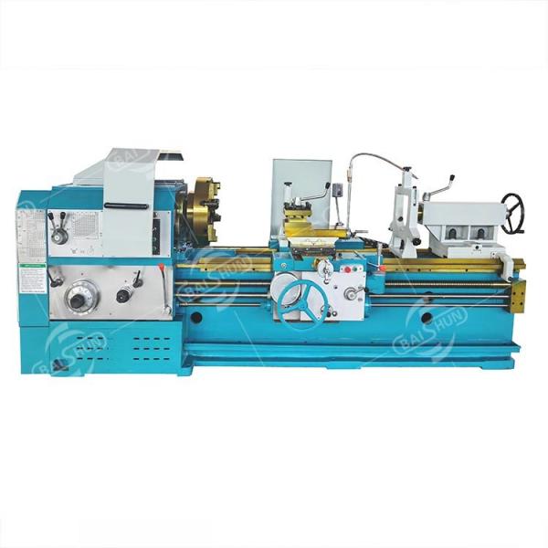 Quality Powerful Metal Cutting Heavy Metal Lathe Machine Cw6163/Cw6263 Width 550mm Manual Lathe Swing Over Bed Diameter 1000mm for sale