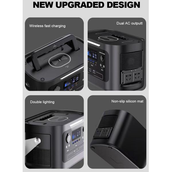 110V 230V Portable Solar Powered Generator Storage Energy Solar Power System