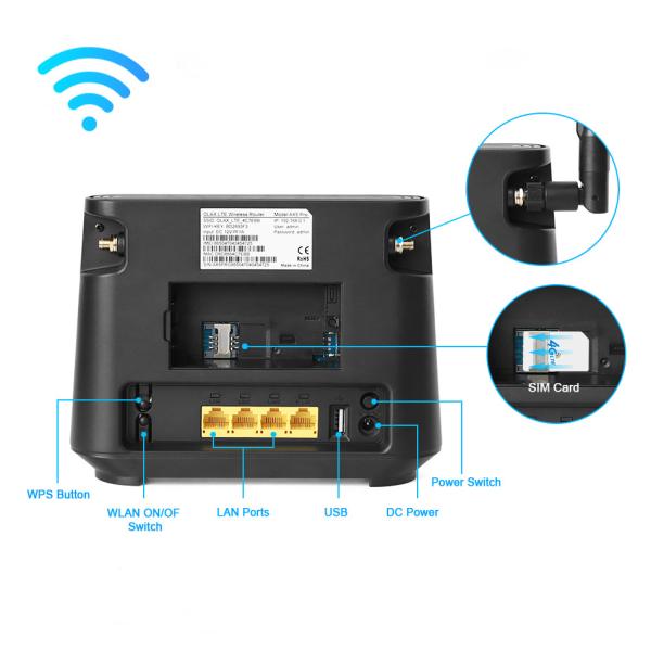 Quality 300mbp mini Wifi Router Wireless Lte 4g Router Network Modem Cat4 CPE for sale