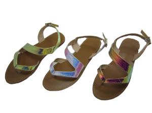 China Flat Leisure Open Toe OEM Women'S Flat Summer Sandal wholesale