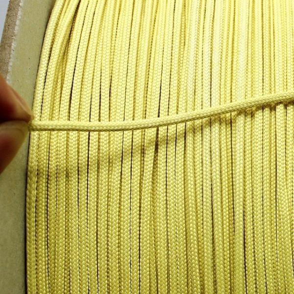 Quality 5.5*5.5mm Braided Kevlar aramid rope for tamglass landglass northglass tempered glass machine for sale