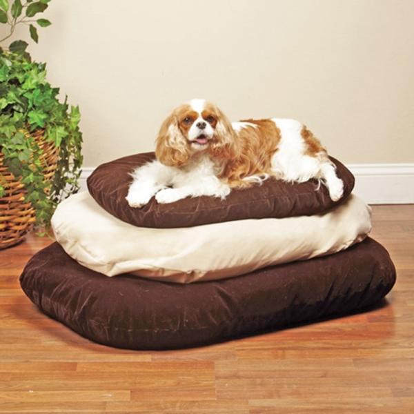 Quality Comfortable Shredded Memory Foam Dog Bed Cushion Solid Pattern SGS Certification for sale