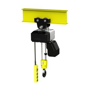 High Speed Chain Block Hoist , Limit Switch Heavy Duty Engine Hoist For Crane