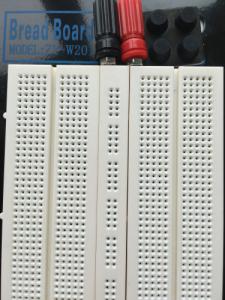 China Aluminum Backing Solderless Circuit Board , White Breadboard Circuits Projects wholesale