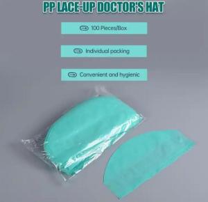 China Disposable nonwoven Surgical cap DISPOSABLE NURSE SURGICAL HEADCAP NON WOVEN CAP BOUFFANT HAIR NET SHOW wholesale