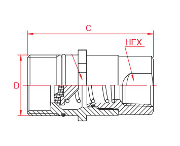 0.75'' Threaded Quick Connect
