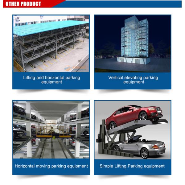 4 Level Commercial Parking Lifts 2000kg Pit Puzzle Parking System
