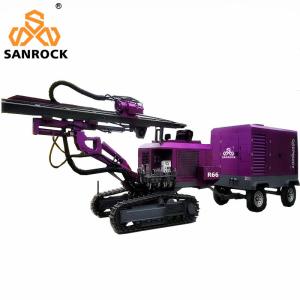 Mining Blast Hole DTH Drilling Machine 50m Deep Hydraulic Crawler DTH Drilling Rig