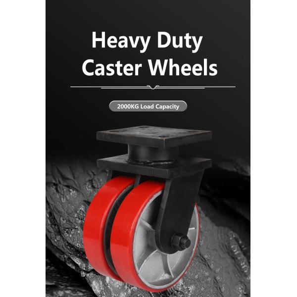 Polyurethane Iron Core Agv Caster Wheel 5/6/4 Inch Heavy Duty Casters