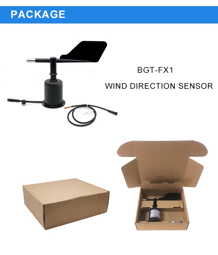 BGT-FX1 4-20mA 0-5V RS485 Arduino Zigbee Wind Direction Sensor for Agriculture