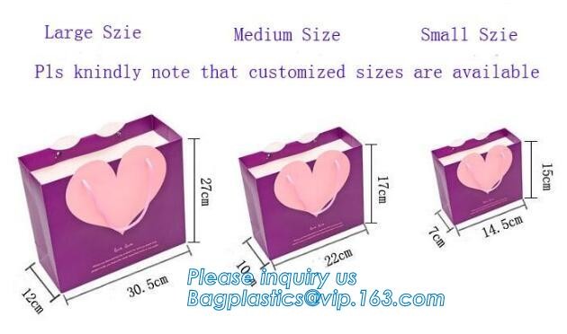 Custom paper bag with handle coated white paper bag printing pattern flower carrier bag,Flower carrier paper bags with d