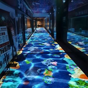 China Hotel Interactive Projection Game 3200 Lumens Holographic Floor Projection wholesale