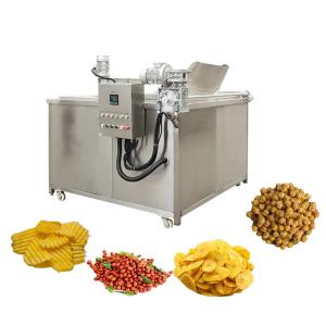 China 30kw Peanut Automatic Stirring Plantain Chips Frying Machine on sale