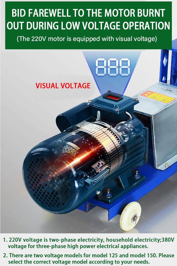 Grass Chaff Cutter Machine Simple Operation Poultry Feed Grinder Machine