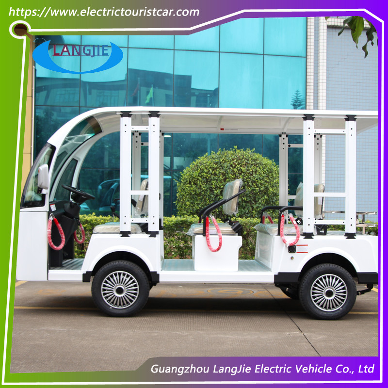 8 Seats Electric Passenger Bus 48V/5KW Bus Seat With Bucket AC Motor Controller