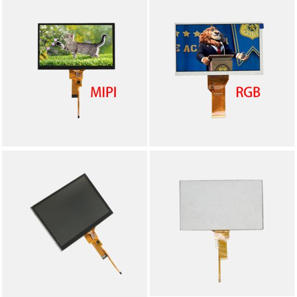 7 Inch TFT LCD Touch Screen Display Module Full Viewing Angles / Adjustable Brightness