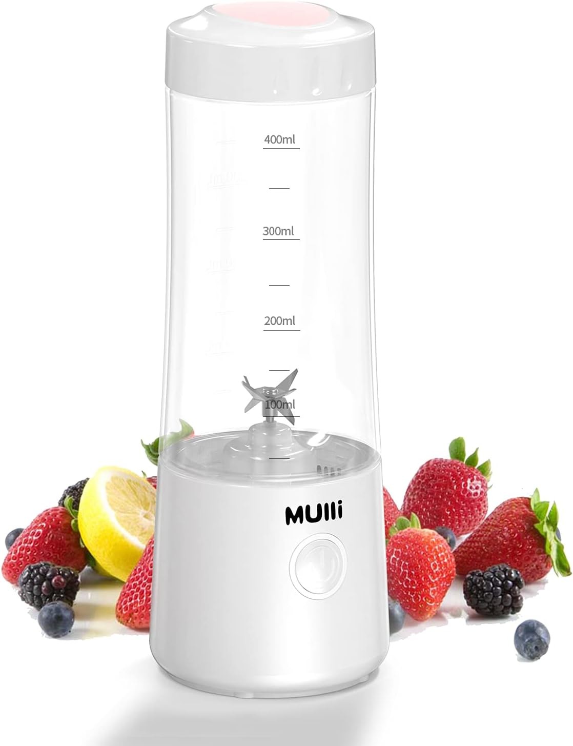 Portable and Safe Mulli Blender with Six Blades for Grinding Blending and More Braising Cups