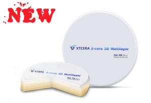 3D Multilayer Dental Zirconia Block Natural Gradient High Transmittance