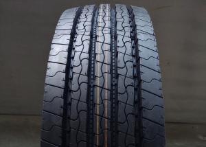 China Reinforced 11R 22.5 Truck Tires , Low Rolling Resistance Tires 4 Zigzag Grooves wholesale