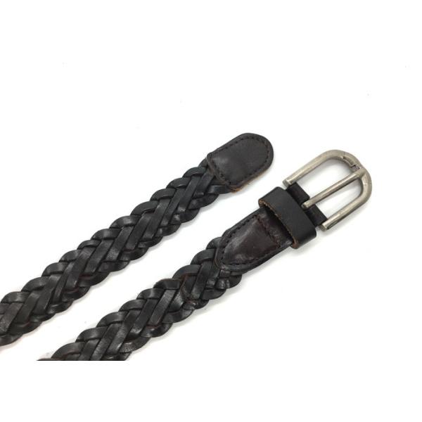 Lady Braided Woven Thin Leather Belt For Jeans Skinny Vintage BRACHI