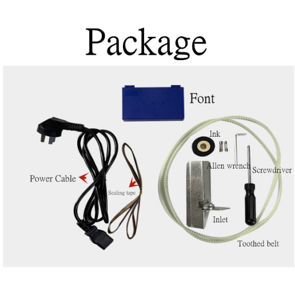 Automatic Plastic Bags Continuous Band Sealer Machine With Date Printing 908*392*292mm