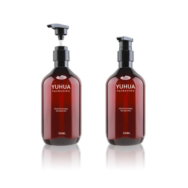 Quality 500ml Empty Plastic Bottle For Lotion Pump 28/410 Round Shape for sale