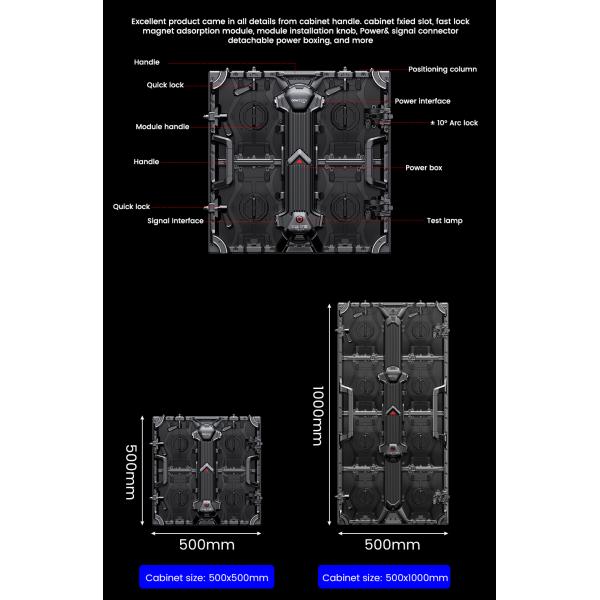 Professional P4.81 Stage Rental LED Display with Die-casting Aluminum Cabinet for Rent