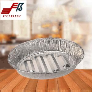 China 475x335mm Oval Foil Trays Alloy 8011 Tin Foil Serving Trays wholesale