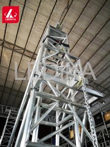 China Flexible Column Frame Aluminum Lighting Truss Line Array Sound Speaker Tower System on sale