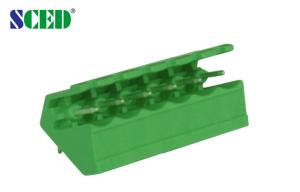China Plug - in Terminal Block Pitch 5.08mm 300V 18A 2 - 18P Header Male Sockets wholesale