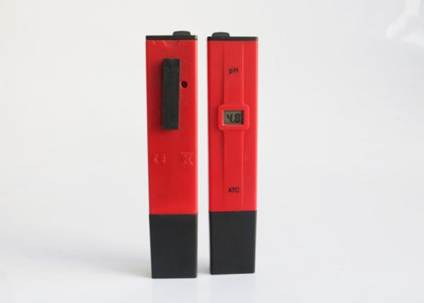 Quality Alkaline Digital Pocket PH Meter With Backlight High Definition LCD Screen for sale