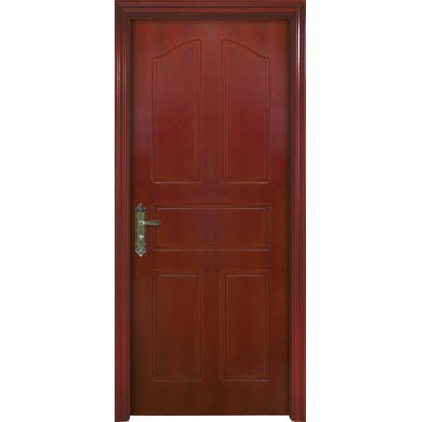 Hotel Interior Solid 2 Hours Fire Rated Wood Doors 1.2mm Thickness