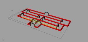 China new design inflatable race car track wholesale