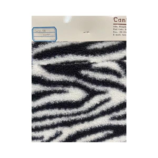 Quality Custom Printed Teddy Fabric Warm 100% Polyester Knitted for Coat and Toy Width 58/60 for sale