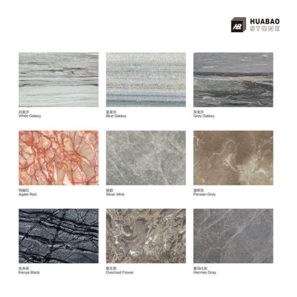 White Marble Slab Tile Customized Size For Interior Wall Cladding Flooring