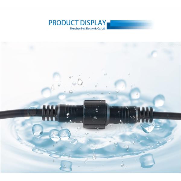 Threaded Interface Circular Big Head M18 IP67 2 Pin Connector