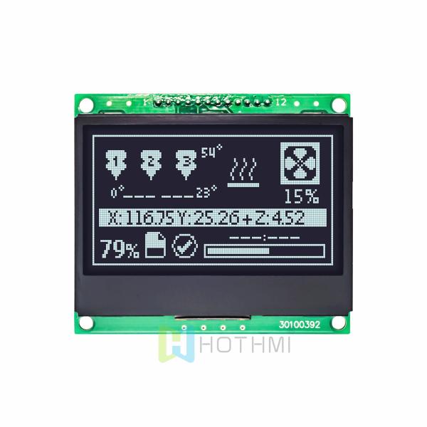 3.0 inch LCD 128x64 Blue Graphic LCD Display | STN Negative Display | White