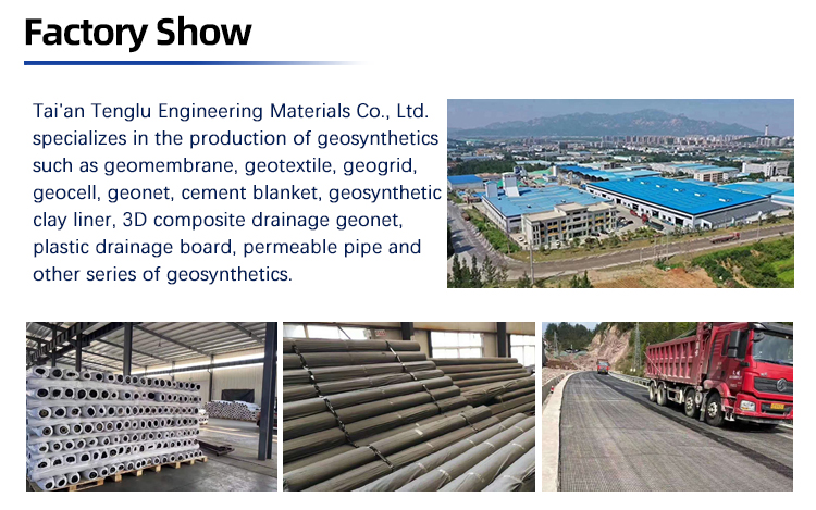 Geogrids for Soil Reinforcement Drive Widening Welding Biaxial Fiberglass Geogrid