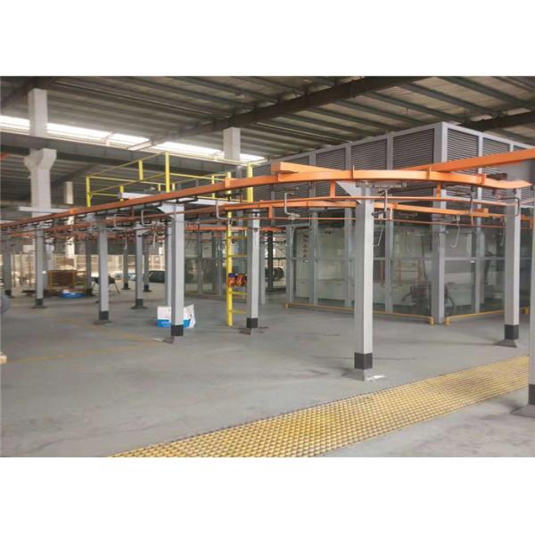 Full Automatic Green PVC Powder Coating Line , Wire Mesh Coating Production Line