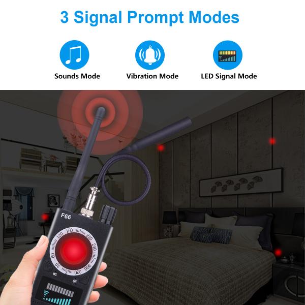 Quality Bug Finder GPS Signal Laser Lens RF Tracker Anti Spy Detector for sale