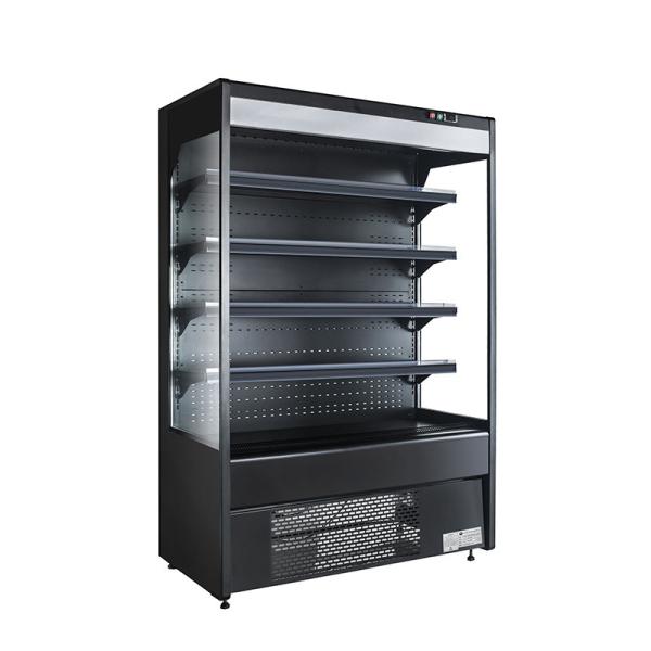 Commercial Open Showcase Chiller Supermarket Fruit And Vegetable Vertical Fridge