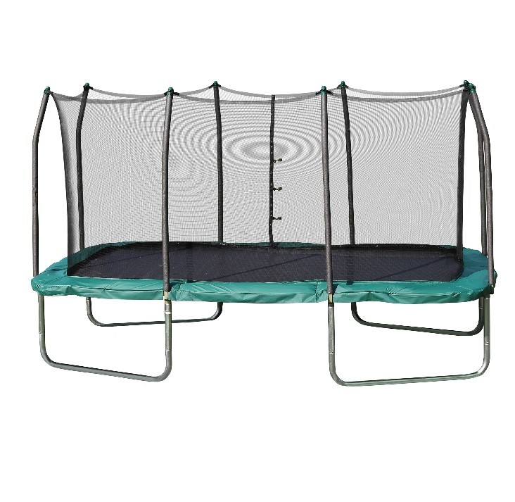 Trampolines Rectangle 8' x 14' Trampoline, Green rectangle gymnastics square trampoline