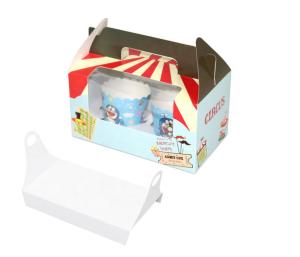 China Food Grade Soy Ink Printing Custom Cardboard Display Boxes With Clear Window wholesale