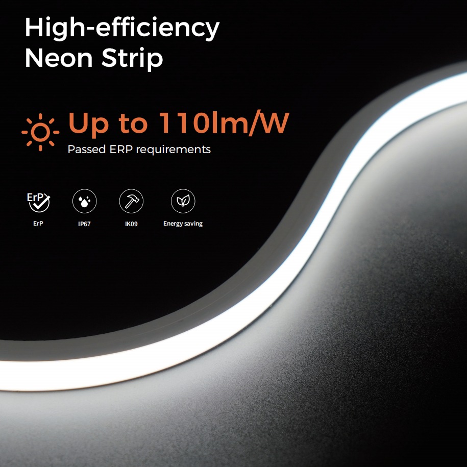 Customizable Energy Saving Top Bend LED Neon Flex Strip for Unique Project Needs and OEM ODM Services NHT-1010