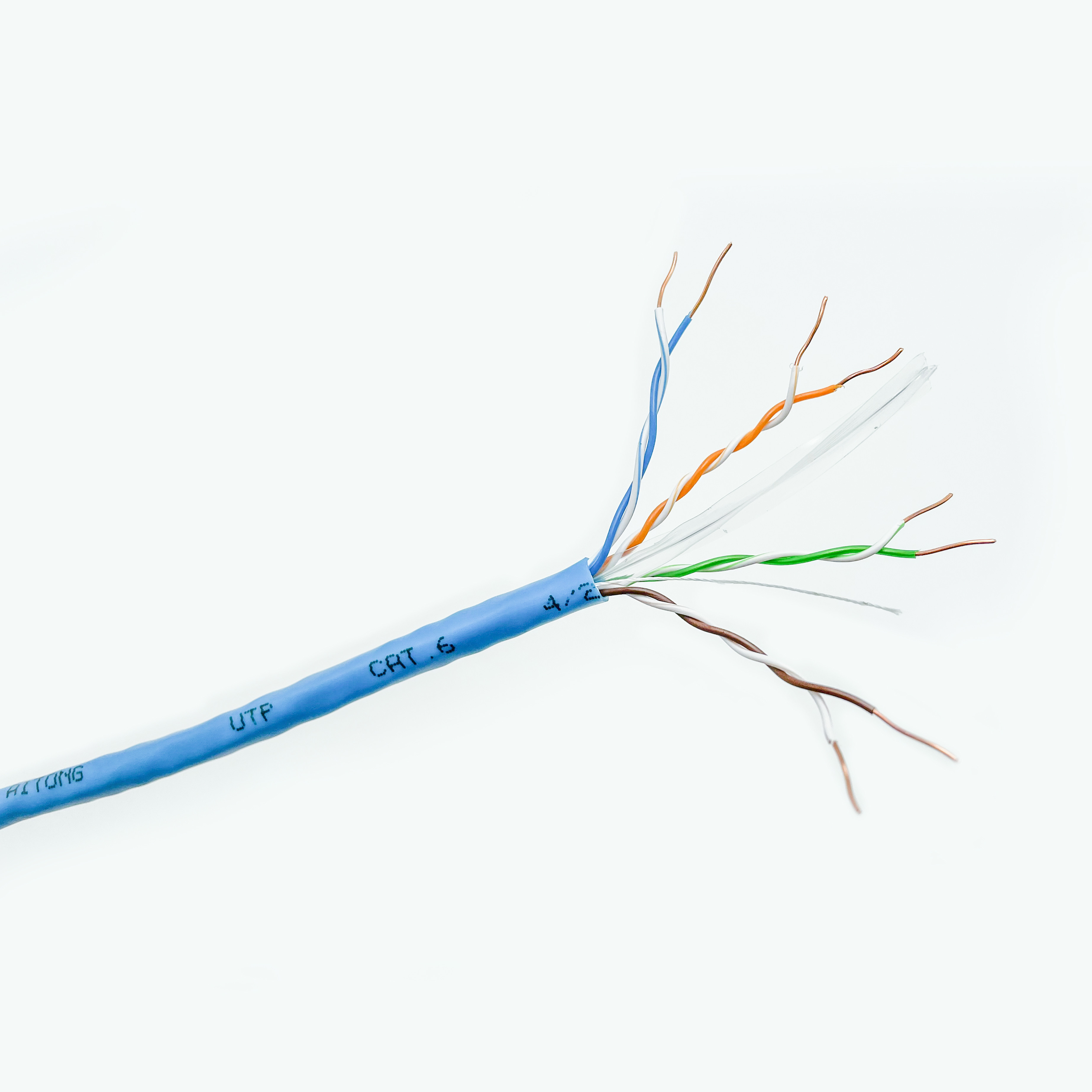 Utp Patch Cord Cat6 Rj45 Patch Cord 0.5 M 8p8c Length Customized