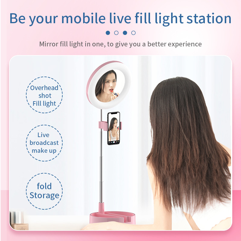 CE AC Adaptor 0.56kg 30cm Makeup Selfie Ring Light